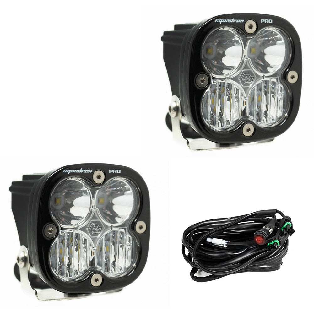 Squadron Pro Black LED Auxiliary Light Pod Pair